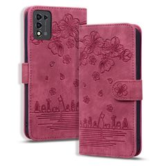 【在庫処分】III III カバー III A202ZT 5G ケース 油絵デザイン ケース ヴィンテージカラー 5G 快適な質感 5G 財布型 リベロ5g3 Libero スマホケース Libero 手帳 Libero カード収納あり 使う便利性 さくら柄