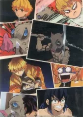 【中古】クリアファイル 善逸＆伊之助 A4クリアファイル 「鬼滅の刃」 TSUTAYA夏のキャンペーン2020 第2弾