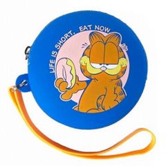 新品 🇺🇸 SILICON COIN POUCH ROUND【GARFIELD】ガーフィールド シリコンコインポーチ ラウンド 丸型 コインケース アメコミ キャラクター アメリカン雑貨 財布 小銭入れ