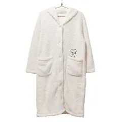 スヌーピー 着る毛布 (アイボリー) Mサイズ アパレル ブランケット SNOOPY