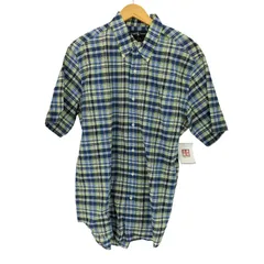 ラルフローレン RALPH LAUREN 90S BLAKE ポニー刺繍S/S BDチェックシャツ メンズ import：M 