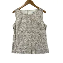 美品 IENA イエナ 花柄・ボタニカル 春夏 SS ノースリーブTシャツ コットン マルチカラー レディース ノースリーブブラウス【古着】【中古】【送料無料】