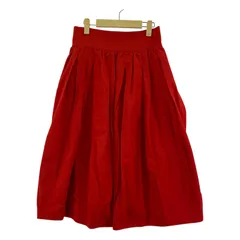 OBLI オブリ ギャザー ロングスカート size2/レッド