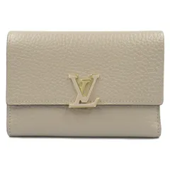 ルイ・ヴィトン LOUIS VUITTON 三つ折り財布 ポルトフォイユ・カプシーヌ コンパクト 三つ折り財布 M62159 ガレ レザー ポルトフォイユ・カプシーヌ コンパクト レディース Used A