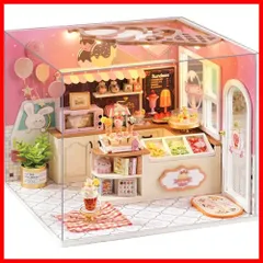 (H-023 ICE シリーズ Scene CREAM Little My 手作りキットセットミニチュア SHOP) ドールハウス (ｔ-FREAK)