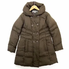 美品 ☆ Eddie Bauer 柔らかい着心地◎ ダウンコート ダウン ロングコート レディースS ブラウン 大人カジュアル エディーバウアー■S1393のサムネイル