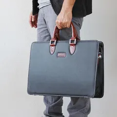 【特価】ビジネスバッグ メンズ トート ツートン ミズシボ型押しデザイン ブリーフケース ビジネスバック Ａ４ファイルの入る しっかり自立する ブリーフケース 営業 通勤 就活 bgmyl6008 父の日 おすすめ 【アウトレット】【QSM-100】