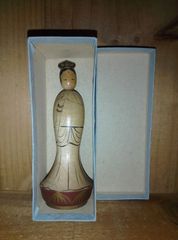 ⭕333 九谷焼 達磨大師 だるま様 仏像 高27cm 明治時代 / 禅宗 中国