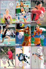 ux145 カード REAL VENUS リアルヴィーナス まとめ 木村朱美 城下麗奈 好川菜々 潮田玲子 周藤玲美 浦田聖子 山田幸代 菊池沙都 浅井未来 女性 アスリート BBM 2009