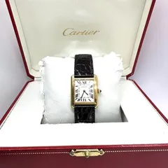 CARTIER TANK SOLO カルティエ タンクソロ SM 18K YG ゴールド レディース 腕時計 W5200002のサムネイル