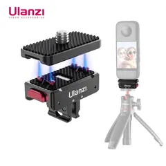 Ulanzi insta360 ace pro 2 Insta360 x4/x3用 磁気アダプターマウント Insta360 ACE ACE PRO用 磁気クイックリリースベース 1/4ネジ穴 折りたたみ式 IN-01のサムネイル