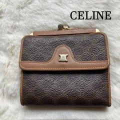 未使用級✨セリーヌ CELINE 長財布 がま口 サークルロゴ