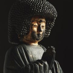 東南アジア ラオス18世紀頃 ランサーン王朝期 青銅仏 金銅仏 ブッダ 座仏タイ 東南アジア ラオス18世紀頃 ランサーン王朝期 青銅仏像 /金銅仏 ブッダ