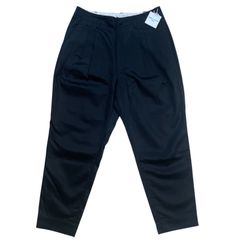 定価39,600円 COMME des GARÇONS HOMME 3タックチノパン PANTS パンツ ズボン タック チノパン HN-P020 BLACK S GARCONS コムデギャルソンオム ブラック 黒 SMALL エス