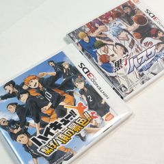 [무료 배송] Nintendo / 닌텐도 / 3DS / 쿠로코의 농구 ~ 승리의 키세키 ~ / 하이큐 !! 연결! 정상 경치 !! / 게임 소프트웨어 / 게임 카세트 / 2 점 세트 / 동작 미확인 / 중고품
