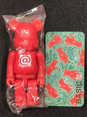 MEDICOMTOY BE@RBRICK BASIC(@) 朱色 100% シリーズ3
