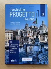 【新品】イタリア語教科書　nuovissimo PROGETTO italiano 1a + CD + DVD