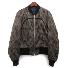 ドリスヴァンノッテン　リバーシブルブルゾン　総柄　ジャケット　ベルギー製　ジップ ドリスヴァンノッテンリバーシブルブルゾン総柄ジャケット