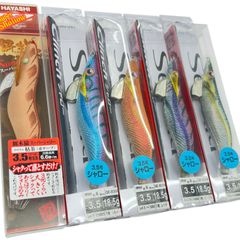 餌木猿3.5号　中古10点セット 林釣漁具製作所 餌木猿 3.5号：7号 赤テープ【ネコポス配送可