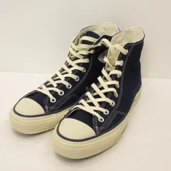 【姫路東店】 中古 CONVERSE | コンバース スニーカー CANVAS ALL STAR J 80s HI 31311101 日本製 ネイビー 【126】