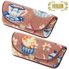 コフレドゥショコラ♡ FEILER フェイラー メガネケース ベージュ 完売