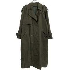 トレンチコート レディース L～ オリーブ ロングコート スプリングコート 古着卸 アメリカ仕入 a703-5073