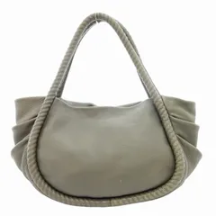 ジョルジオアルマーニ GIORGIO ARMANI ハンドバッグ ワンショルダー 肩掛け ディアスキン 鹿革 シボ革 グレー YGWA99 YC418 /GV ■GY18のサムネイル
