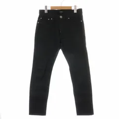 バーバリーブラックレーベル BURBERRY BLACK LABEL デニムパンツ ジーンズ ジップフライ 70 L 黒 ブラック /NW13 ■GY09のサムネイル