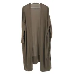 ミューズ ドゥ ドゥーズィエム クラス MUSE de Deuxieme Classe  ロングカーディガン 17 080 500 4220 3 0 ブラウン系【中古】