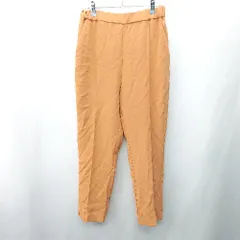 ◇ ⊂ EMUE　エミュー. ウエストゴム ストレートパンツ サイズM オレンジ レディース E  【1409100069341】