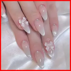 【即発送】ユニーク ネイル 大人魅力 成人式 花嫁ネイル 結婚式 DIYネイル 自宅 ネイルアート ネイルシール 付け爪 DIYネイルチップ 手作り 3D立体感 偽の爪 人気ネイルチップ 両面テープ付き シンプル かわいい 和風 付け方簡単 キラキラ 光沢 2