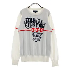 サイズ：L CALLAWAY キャロウェイ  ウール混 ニット セーター  ホワイト系 [240101488073] ゴルフウェア レディース ストスト