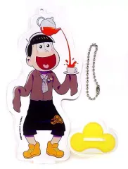 【中古】キーホルダー・マスコット(キャラクター) 十四松 スタンド付きビッグアクリルキーホルダー～カフェver.～ 「セガコラボカフェ おそ松さん」