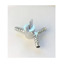 桂精機製作所 LPガスコック付のミツマタ, ガス栓, ホース分岐, アウトドアガス