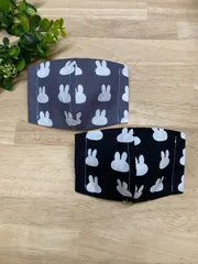 立体マスク　子供　ハンドメイド　うさぎ