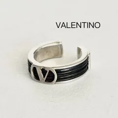 VALENTINO VINTAGE ヴァレンティノ SILVER925 Vリング ヴァレンチノ Vロゴ トップ シルバー925 リング - メルカリ