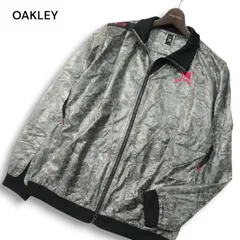 OAKLEY オークリー スカルコレクション 通年 スカル刺繍★ ウインドブレーカー ジャケット ブルゾン Sz.L　メンズ ゴルフ