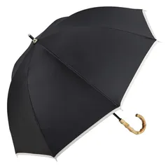 Refume レフューム 日傘 長傘 完全遮光 遮光率100% 軽量 遮光 遮熱 晴雨兼用 UVカット REFU-0007 ブラック ホワイト 黒 白 1