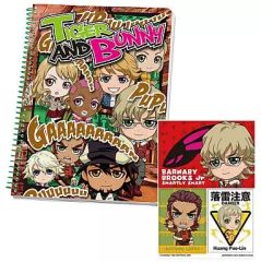 [중고] 노트 메모장 집합 노트 & 스티커 [이치 반 쿠지 쿤 캐릭터 와루도 TIGER & BUNNY #01] G상