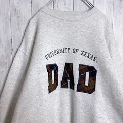 【入手困難】90s 古着 グレー DAD センターロゴ スウェット #881