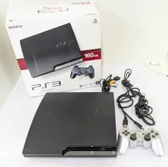 。通電確認済み SONY PlayStation3 CECH-2500A 160GB  コントローラー付き【ゲーム機本体】【2】