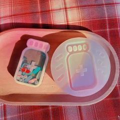シリコンモールド　薬　瓶　ボトル　錠剤　シェイカー　レジン