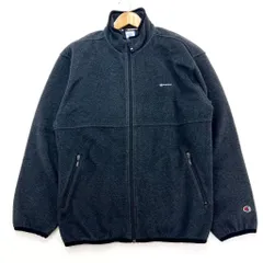 チャンピオン ☆ Champion シンプルで万能♪ フリース ジャケット ダークグレー O スポーツMIX アウトドア ストリート アメカジ■AA197