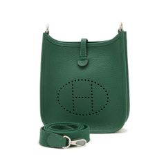 エルメス エブリンTPM トリヨン ヴェールヴェルティゴ シルバー金具 K刻印