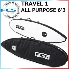 FCS TRAVEL 1 サーフボードケース 黒/白　5.10 FCS TRAVEL 1 サーフボードケース 黒/白 5.10 Amazon | FCS