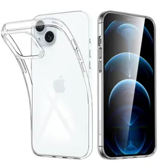 【在庫処分】plus 用のケースクリア 透明 TPU カバー 15 FOR iPhone 15 Plus 用のカバー クリアカバー iPhone 薄型 軽量 耐衝撃 擦り傷防止吸収柔らかい手触り クリア FOR 対応 iPhone 15 plus 用の全面保護