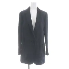 ポールスミス PAUL SMITH paul+ テーラードジャケット 1B デニム切替 リネン混 背抜き 40 黒 ブラック /ESのサムネイル