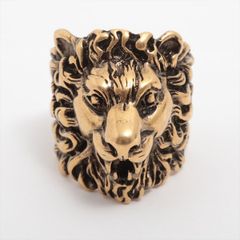 GUCCI グッチ ミケーレ期 ライオンヘッド GP リング 19 （実寸18号