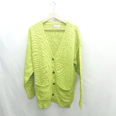 ◇ ⊇ Alma Design 長袖 ニット カーディガン サイズF ライトグリーン レディース E  【1501230008327】