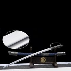 西洋騎士指揮剣 スプリングスチール一体鍛造 全長 101cm 硬木包皮革鞘 本色合金装具 歴史復刻コレクション用 模擬刀 工芸品模造刀 西洋剣 中世ヨーロッパ風 西洋剣 十字軍剣
